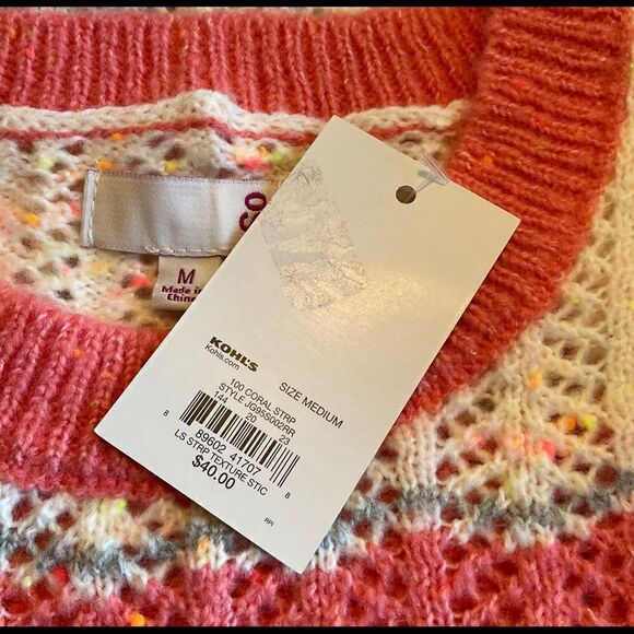 SO Junior Medium Drop Shoulder Pullover Sweater - Picture 3 of 4